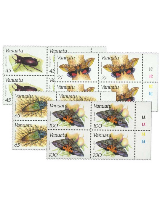 n° 784/787** - Timbre VANUATU Poste
