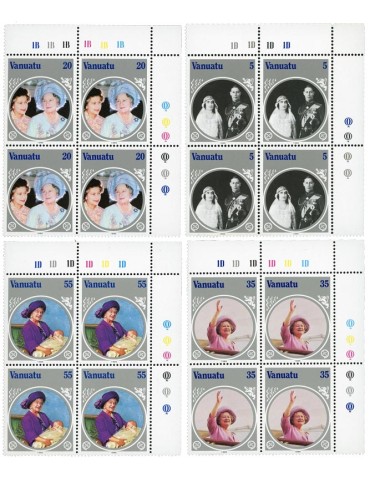 n° 714/717** - Timbre VANUATU Poste