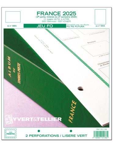 FRANCE FO : 2025 - 2E SEMESTRE (JEUX SANS POCHETTES)