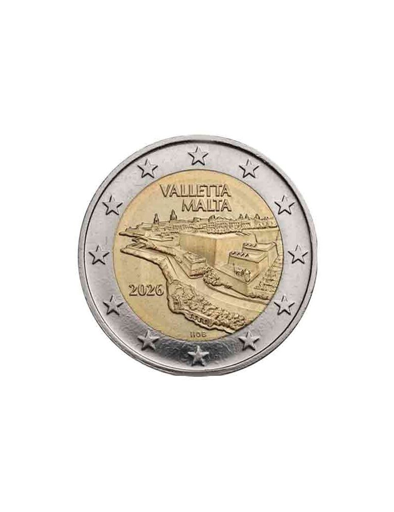 2 EURO COMMEMORATIVE 2026 : MALTE (La Valette)