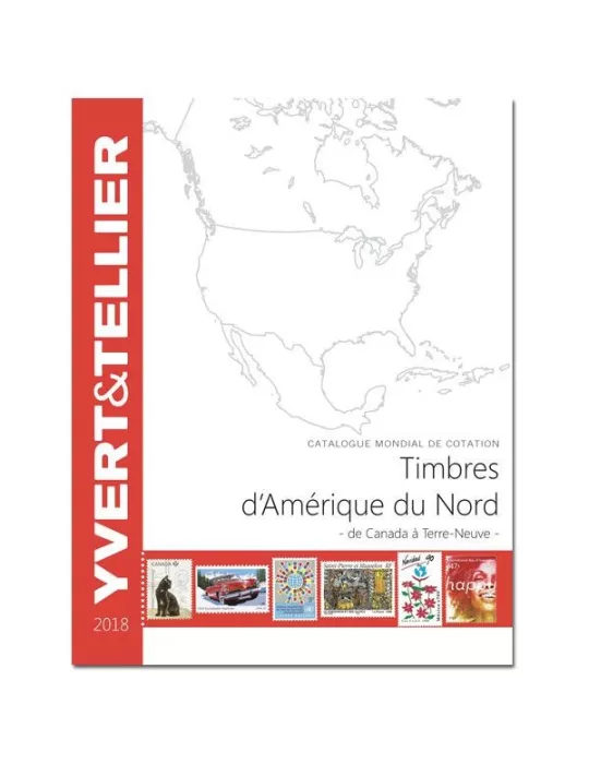 AMERIQUE DU NORD - 2018 (Catalogue des timbres des pays d'Amérique du Nord)