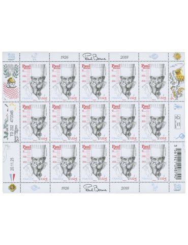 n° F211 - Timbre France Feuillets de France (n° 5954 / PAUL BOCUSE)