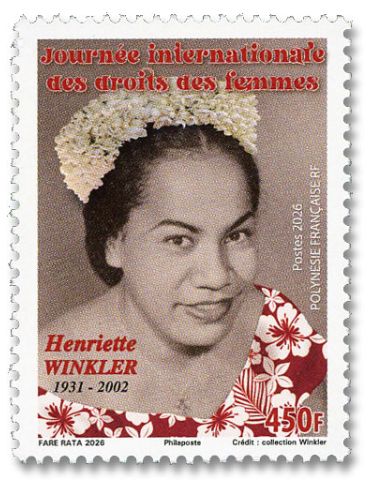 n° 1386 - Timbre POLYNESIE Poste (JOURNEE DES DROITS DES FEMMES- 13_26_202)
