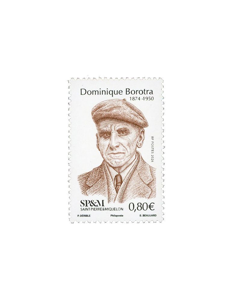 n° 1375 - Timbre Saint-Pierre et Miquelon Poste (DOMINIQUE BOROTRA- 12_26_052)