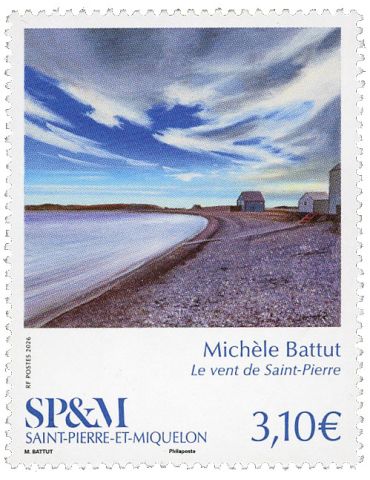 n° 1374 - Timbre Saint-Pierre et Miquelon Poste (LE VENT DE SAINT PIERRE- 12_26_051)