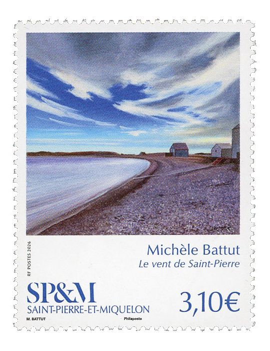 n° 1374 - Timbre Saint-Pierre et Miquelon Poste (LE VENT DE SAINT PIERRE- 12_26_051)