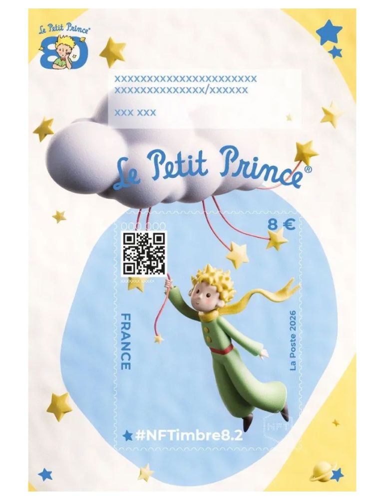 n° 10.1/10.4 - Timbre FRANCE Timbres Crypto (PACK NFTimbre8)
