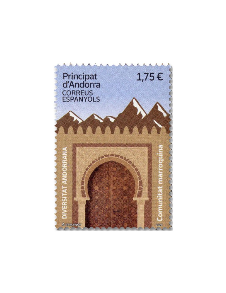 n° 552 - Timbre ANDORRE ESPAGNOL Poste