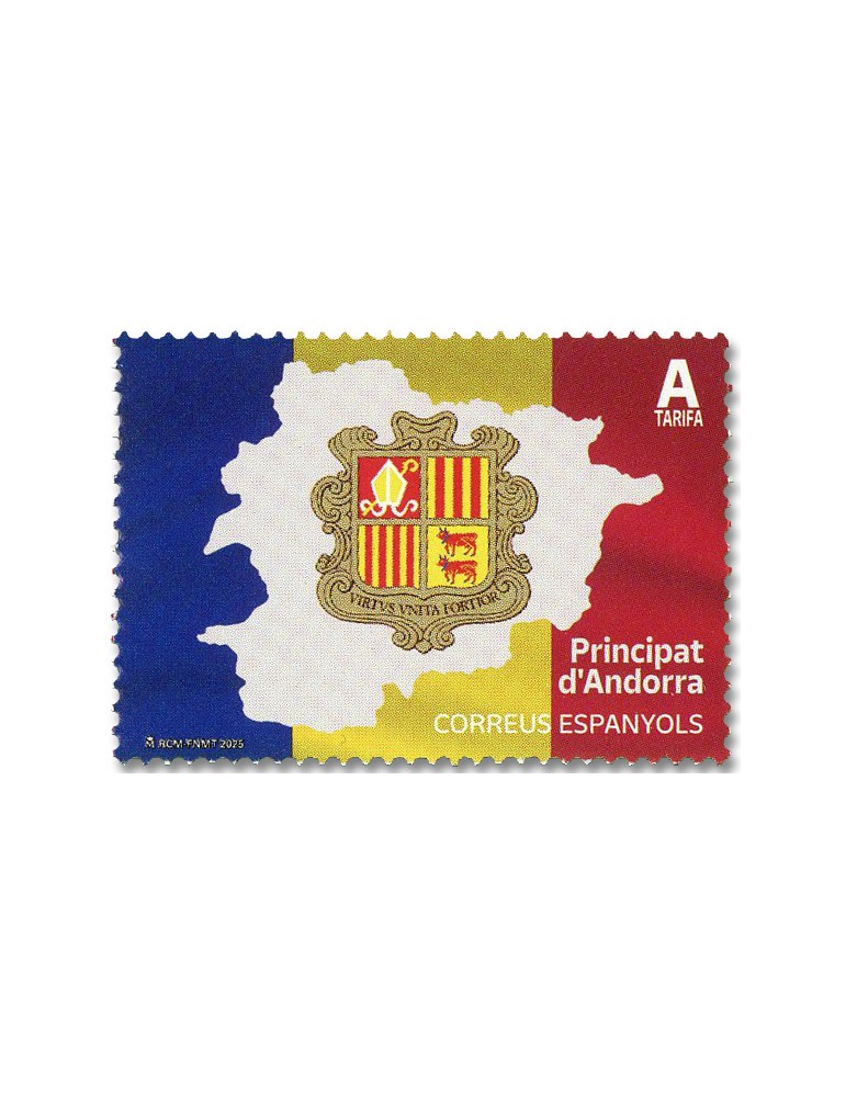 n° 555 - Timbre ANDORRE ESPAGNOL Poste