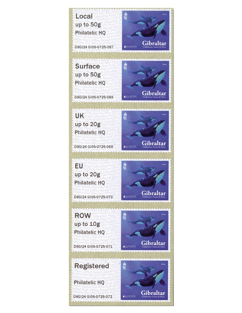 n° 126 - Timbre GIBRALTAR Timbres de distributeurs
