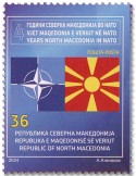 n° 1010 - Timbre MACEDOINE Poste