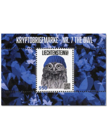 n° 15 - Timbre LIECHTENSTEIN Timbres Crypto