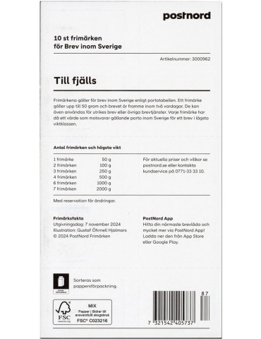 n° C3555 - Timbre SUEDE Carnets