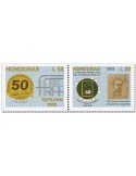 n° 345/346 - Timbre HONDURAS Poste