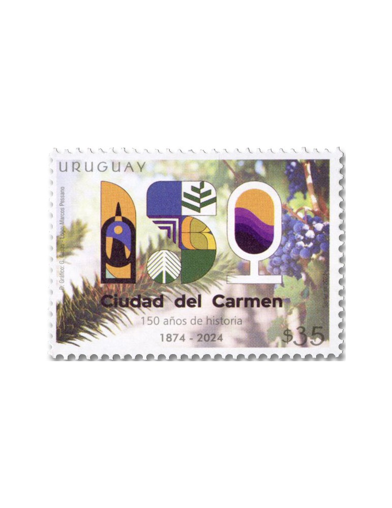 n° 3123 - Timbre URUGUAY Poste