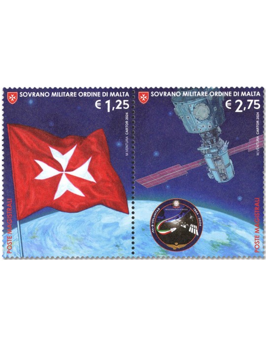 n° 1735/1736 - Timbre ORDRE de MALTE Poste