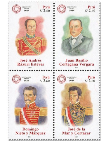 n° 2297/2300 - Timbre PEROU Poste