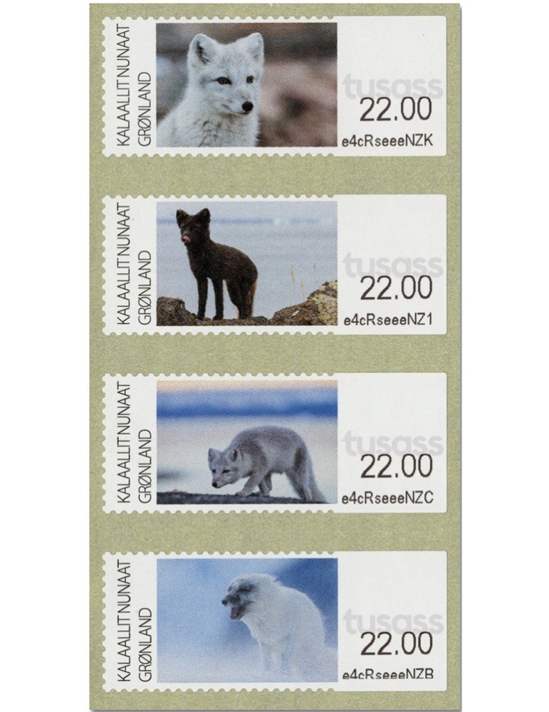 n° 53/56 - Timbre GROENLAND Timbres de distributeurs
