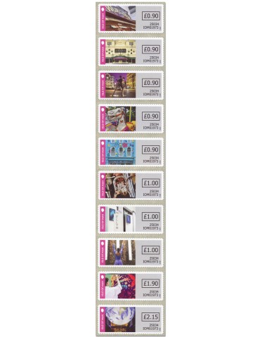 n° 91/100 - Timbre ILE DE MAN Timbres de distributeurs
