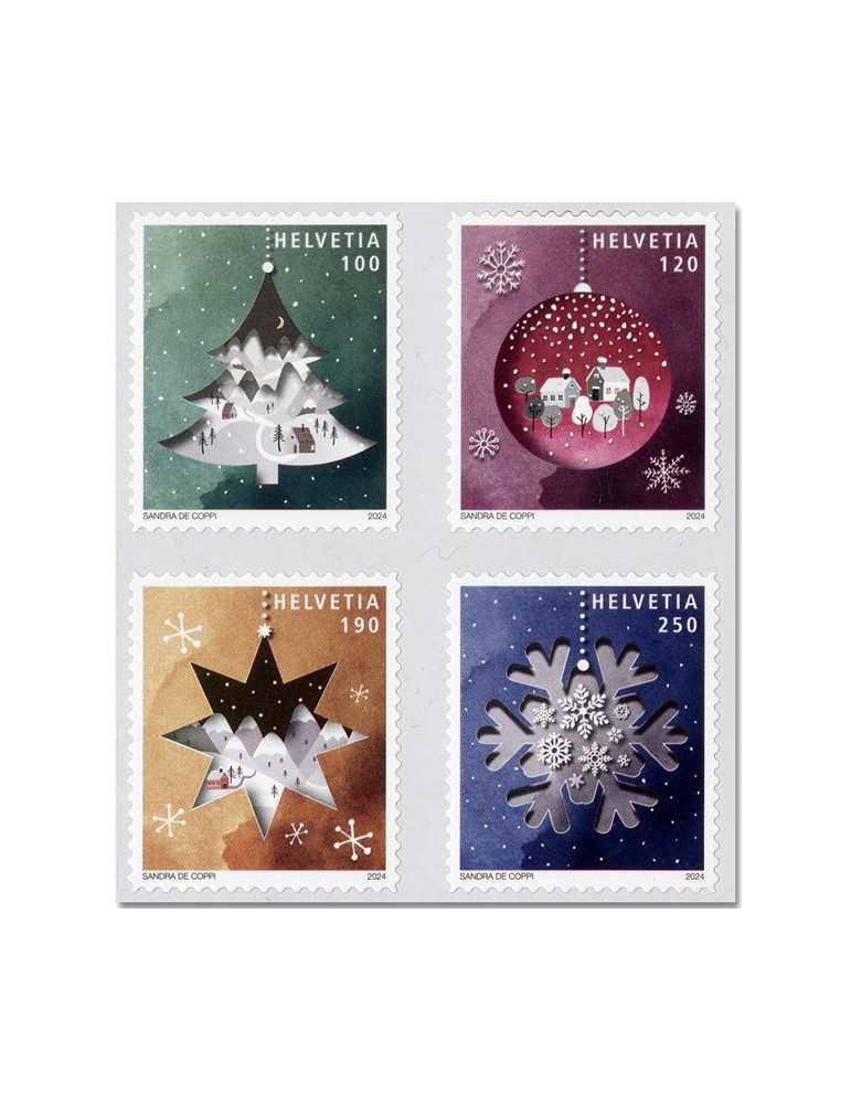 n° 2855/2858 - Timbre SUISSE Poste