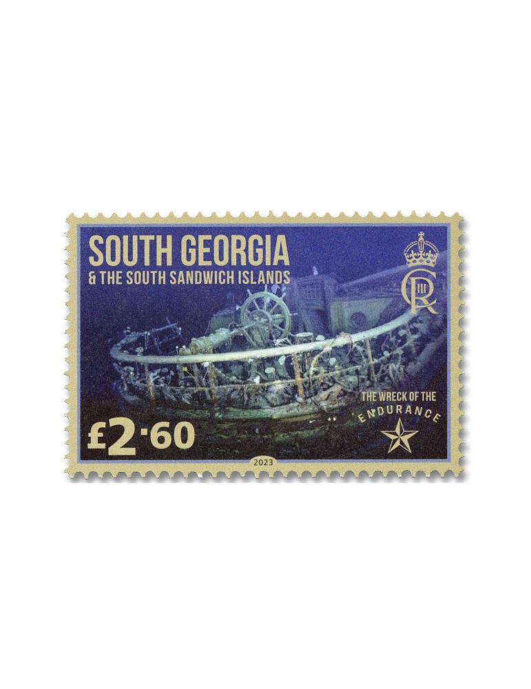 n° 828/829 - Timbre GEORGIE DU SUD Poste