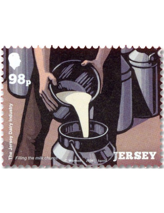 n° 2899/2904 - Timbre JERSEY Poste