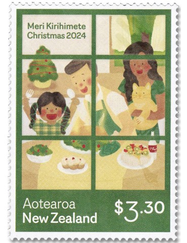 n° 3847/3851 - Timbre NOUVELLE-ZELANDE Poste 2