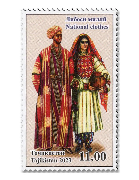 n° 835/837 - Timbre TADJIKISTAN Poste