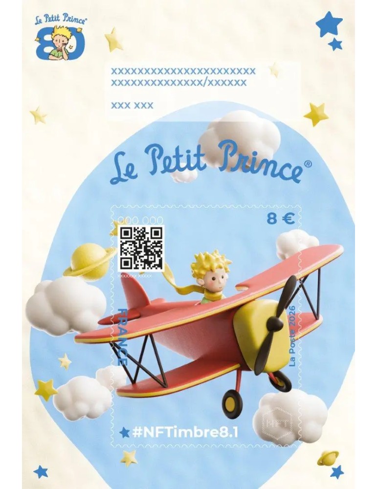 n° 10.1 - Timbre FRANCE Timbres Crypto (NFTimbre8.1)