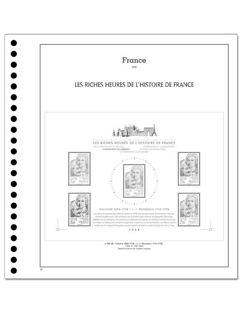 LES RICHES HEURES DE L´HISTOIRE DE FRANCE SC : 2026 (JEUX AVEC POCHETTES)