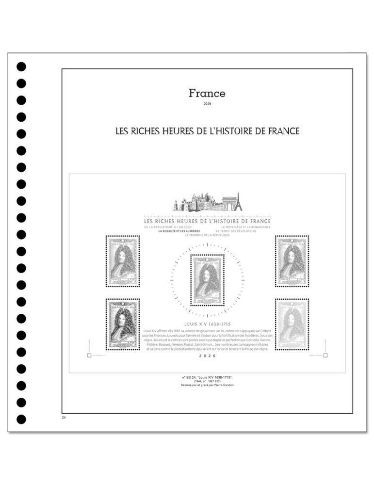 LES RICHES HEURES DE L´HISTOIRE DE FRANCE SC : 2026 (JEUX AVEC POCHETTES)