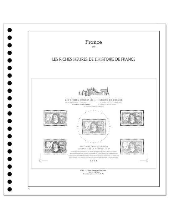 LES RICHES HEURES DE L´HISTOIRE DE FRANCE SC : 2026 (JEUX AVEC POCHETTES)