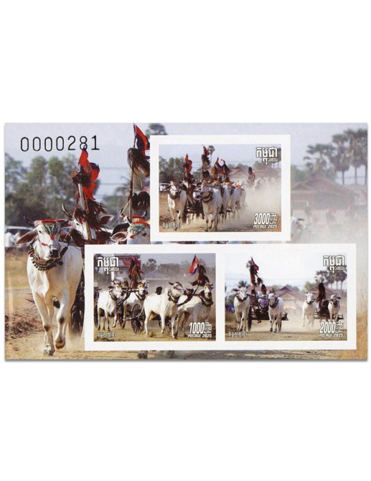 n° 279/279A et n° 280 - Timbre CAMBODGE Blocs et feuillets