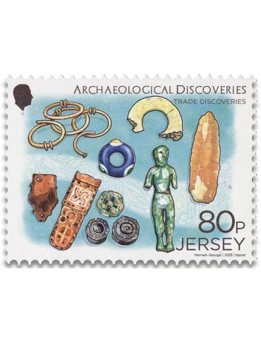 n° 2932/2933 + n° 2934 - Timbre JERSEY Poste