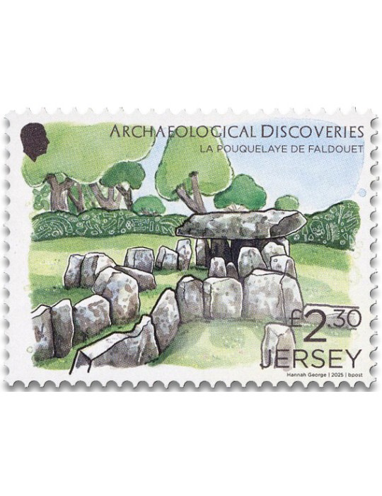 n° 2932/2933 + n° 2934 - Timbre JERSEY Poste