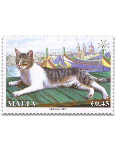 n° 2185/2188 - Timbre MALTE Poste 2
