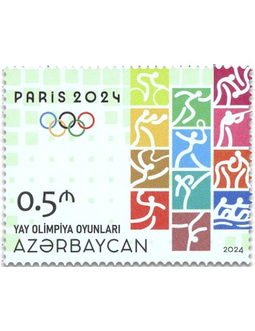 n° 1387 - Timbre AZERBAIDJAN Poste