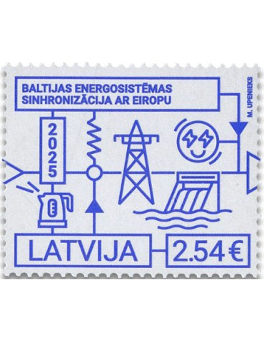 n° 1216 - Timbre LETTONIE Poste