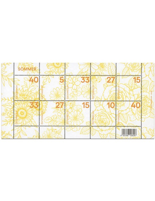 n° 3771/3780 - Timbre AUTRICHE Poste