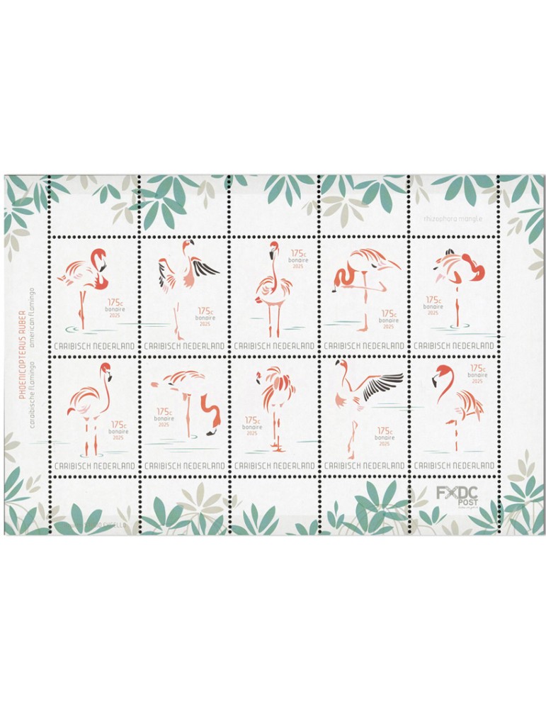 n° 341/350 - Timbre BONAIRE Poste