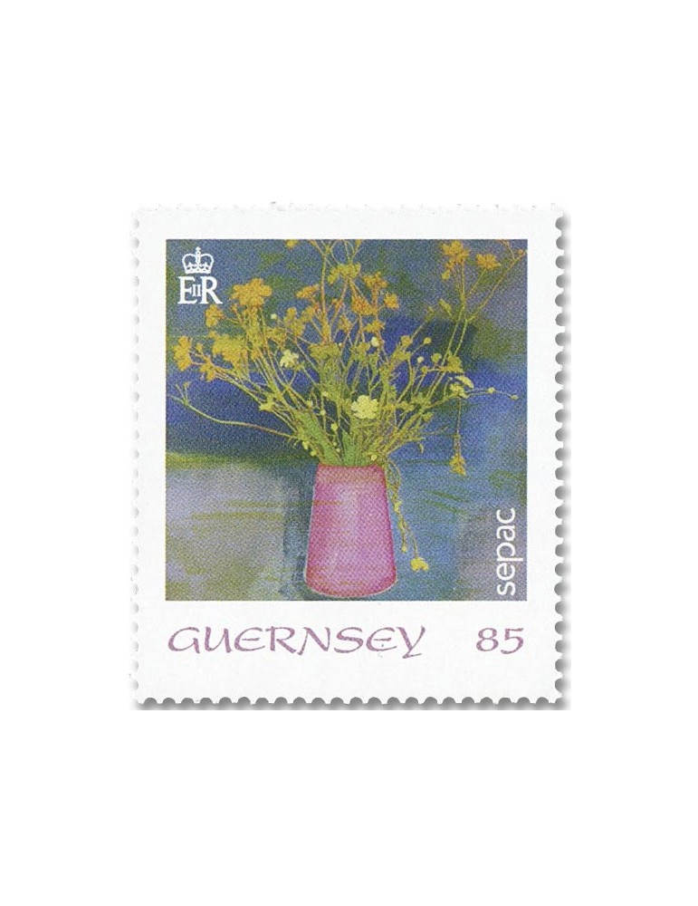 n° 1801 - Timbre GUERNESEY Poste