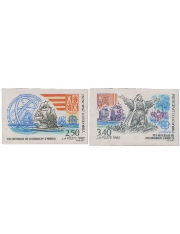 n° 416/417** ND - Timbre ANDORRE Poste