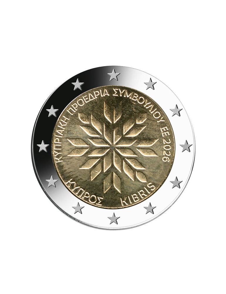 2 EURO COMMEMORATIVE 2026 : CHYPRE (Présidence de l’UE)