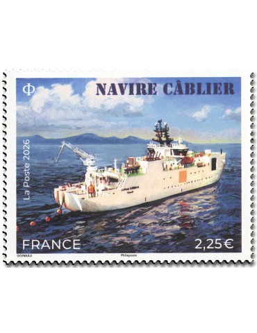 FRANCE : NAVIRE CABLIER - 11_26_012)