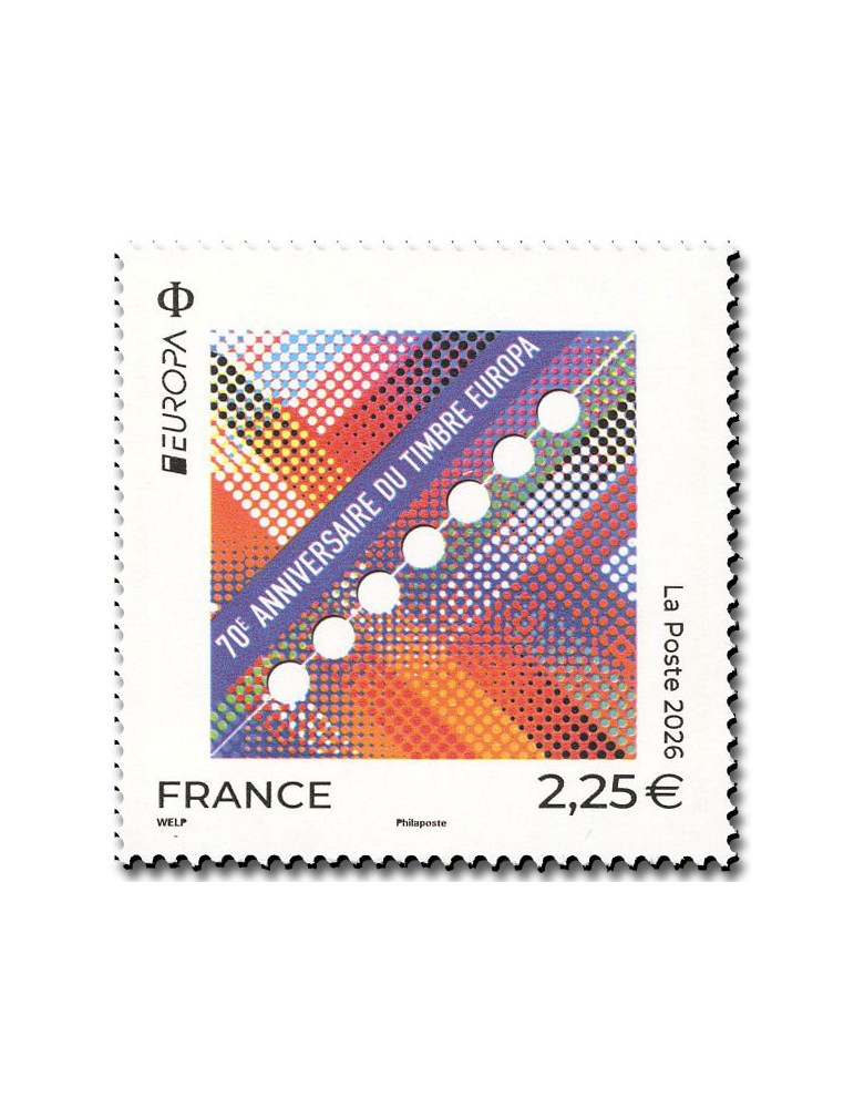 n° 5972 - Timbre FRANCE Poste (70E ANNIV DU TIMBRE EUROPA - 11_26_070)