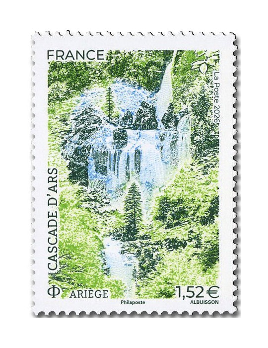 n° 5976 - Timbre FRANCE Poste (CASCADE D'ARS - ARIEGE -11_26_015)