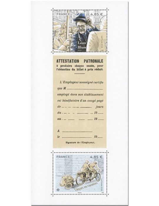 n° 241 - Timbre FRANCE Blocs souvenirs (SOUVENIR LES ACCORDS DE MATIGNON-21_26_406)
