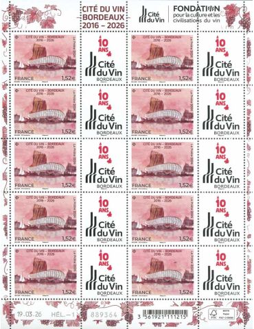 n° F223 - Timbre France Feuillets de France (n° 5975)