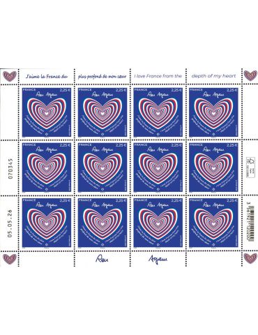 n° F229 - Timbre France Feuillets de France (n° 5982)