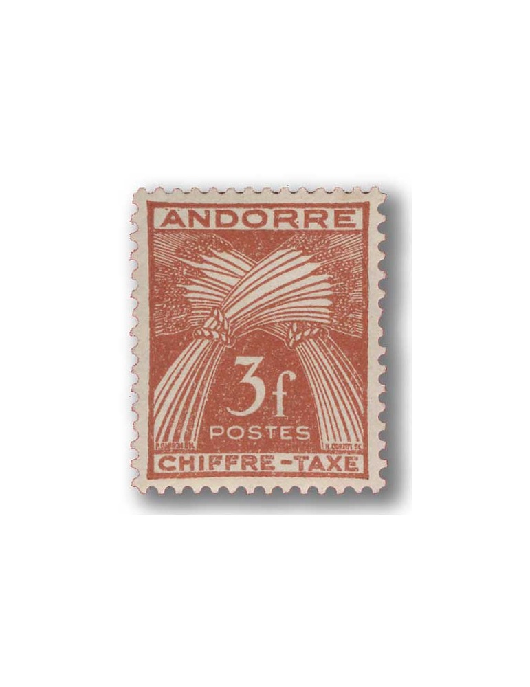 n° 21/31* - Timbre ANDORRE Taxe